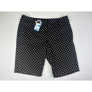 NWT GG Blue Black Polka Dot Ashley Golf Shorts Size 14